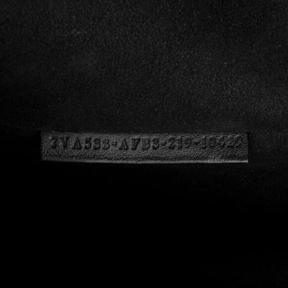 $2750 FENDI large TOTE black leather embossed Fendi logo excellent Condi… - Picture 11 of 15